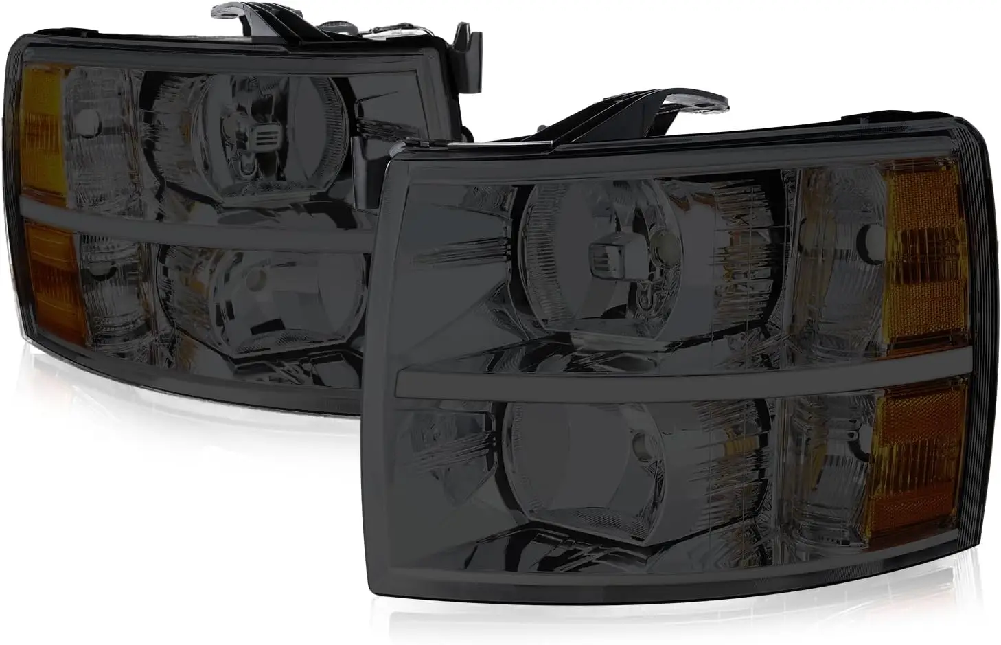 Фары в сборе, совместимые с Chevy Silverado 1500 2007-2014, замена галогенных фар со стороны водителя и пассажира, GM2
Фары в сборе, совместимые с Chevy Silverado 1500 2007-2014, замена галогенных фар со стороны водителя и пассажира, GM2