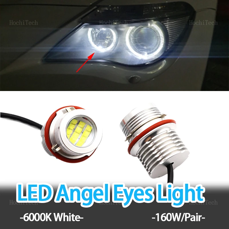 160 Вт безотказный галогенный кольцевой Маркер Angel Eye лампочка для BMW E39 E81 E82 E87 E88 X5 E53 E60 E61 E63 E64 X3 E83
160 Вт безотказный галогенный кольцевой Маркер Angel Eye лампочка для BMW E39 E81 E82 E87 E88 X5 E53 E60 E61 E63 E64 X3 E83