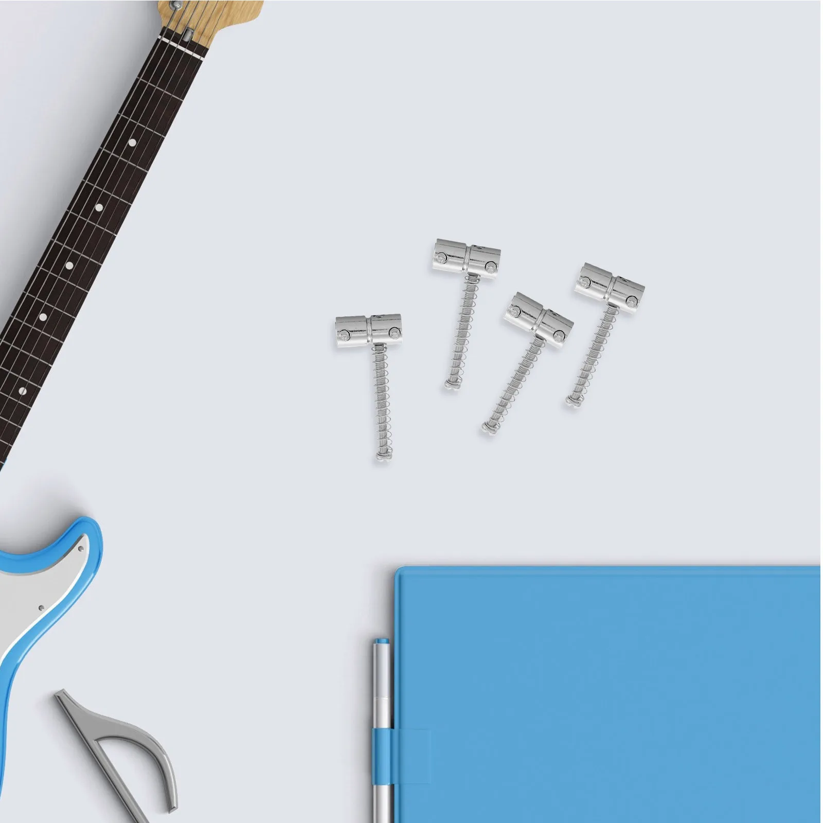 4Pcs Electric Guitar Bridge Saddle Replacement for Four String Bass Guitar Precision Crafted Height Adjustment Smooth
4Pcs Electric Guitar Bridge Saddle Replacement for Four String Bass Guitar Precision Crafted Height Adjustment Smooth