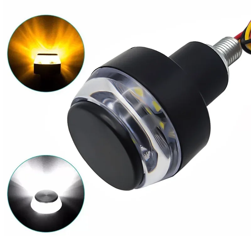 1PCS 12V Motorcycle LED Handlebar End Turn Signal Light White Yellow Flasher Handle Grip Bar Blinker Side Marker Lamp Lighting
1PCS 12V Motorcycle LED Handlebar End Turn Signal Light White Yellow Flasher Handle Grip Bar Blinker Side Marker Lamp Lighting