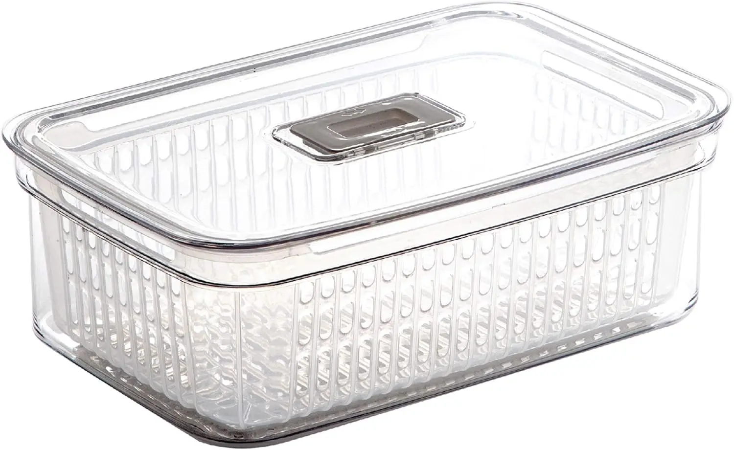 15.2 Cup/3.6L Fridge Storage Container with Adjustable Air Vent, Removable Basket, BPA-Free
15.2 Cup/3.6L Fridge Storage Container with Adjustable Air Vent, Removable Basket, BPA-Free