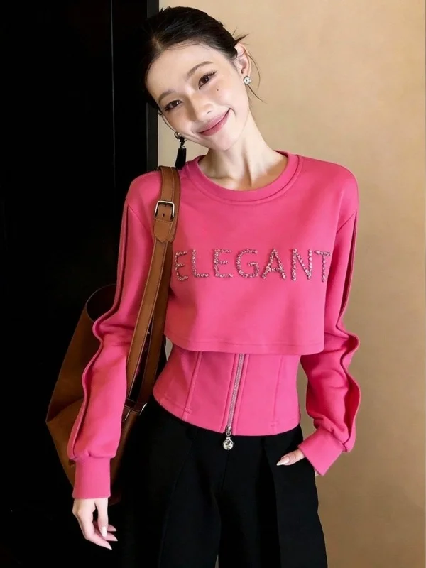 Женский топ с длинным рукавом, уникальный дизайн, модный, весна 2026, повседневный, свободный крой, с принтом, круглый вырез, укороченный
Женский топ с длинным рукавом, уникальный дизайн, модный, весна 2026, повседневный, свободный крой, с принтом, круглый вырез, укороченный