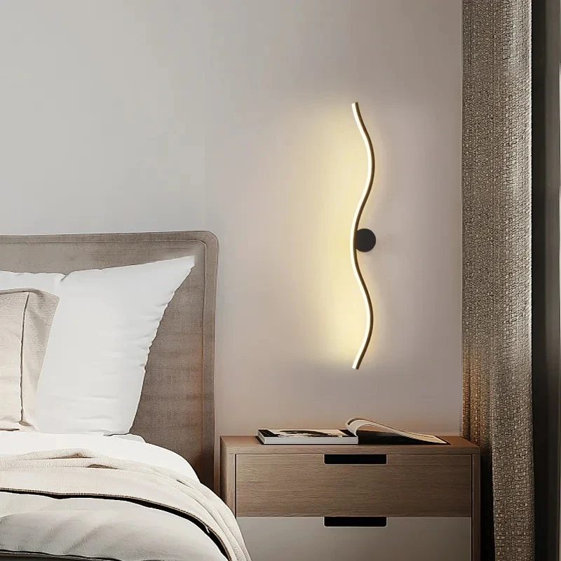 Minimalist Led Wall Light Black Gold Home Indoor Decor Wall Sconces Living Room Background Bedroom Bedside Wall Lights
Minimalist Led Wall Light Black Gold Home Indoor Decor Wall Sconces Living Room Background Bedroom Bedside Wall Lights
