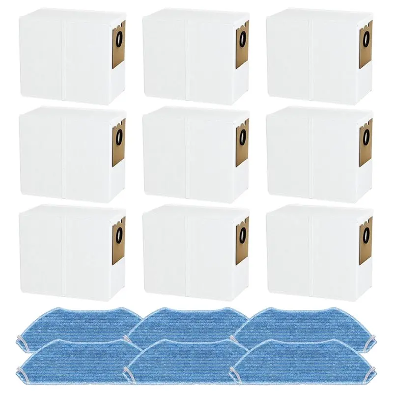 A76G-For Lefant M2 Pro/M2S Pro Robot Vacuum Cleaner Accessory Replacement Parts- Dust Bag Set(9) And Mop Cloth Kit(6)
A76G-For Lefant M2 Pro/M2S Pro Robot Vacuum Cleaner Accessory Replacement Parts- Dust Bag Set(9) And Mop Cloth Kit(6)