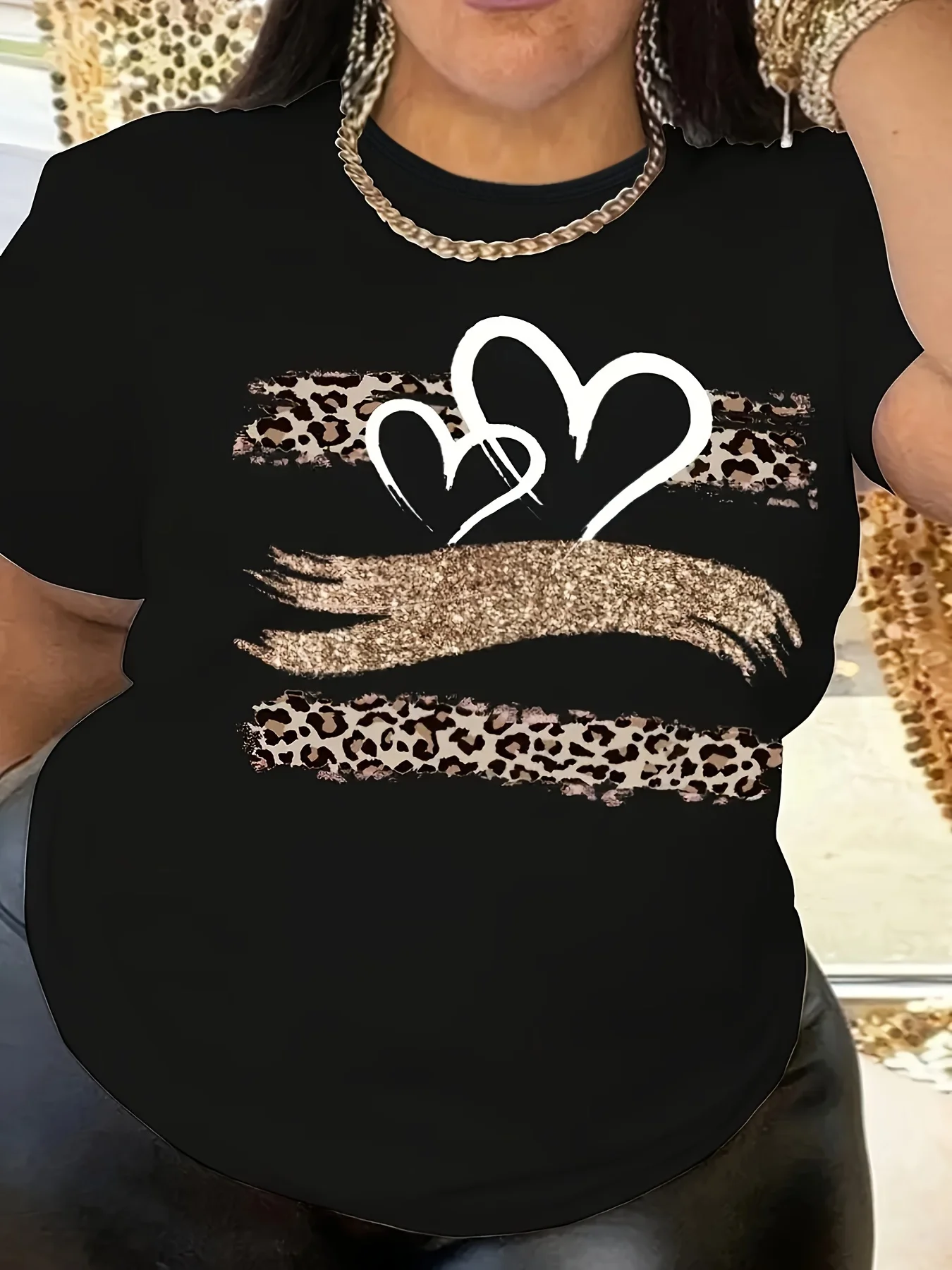 Men's and Women's Large Size T-shirt Valentine's Day Romantic Print Short Sleeve Loose Casual Soft Comfortable Breathable
Men's and Women's Large Size T-shirt Valentine's Day Romantic Print Short Sleeve Loose Casual Soft Comfortable Breathable