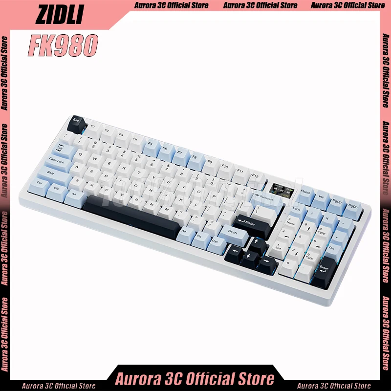 Механическая клавиатура ZIDLI FK980, Беспроводная Bluetooth клавиатура, 3 режима, клавиатура Pbt, прокладка, горячая замена, светодиодный экран, пользовательские игровые клавиатуры
Механическая клавиатура ZIDLI FK980, Беспроводная Bluetooth клавиатура, 3 режима, клавиатура Pbt, прокладка, горячая замена, светодиодный экран, пользовательские игровые клавиатуры