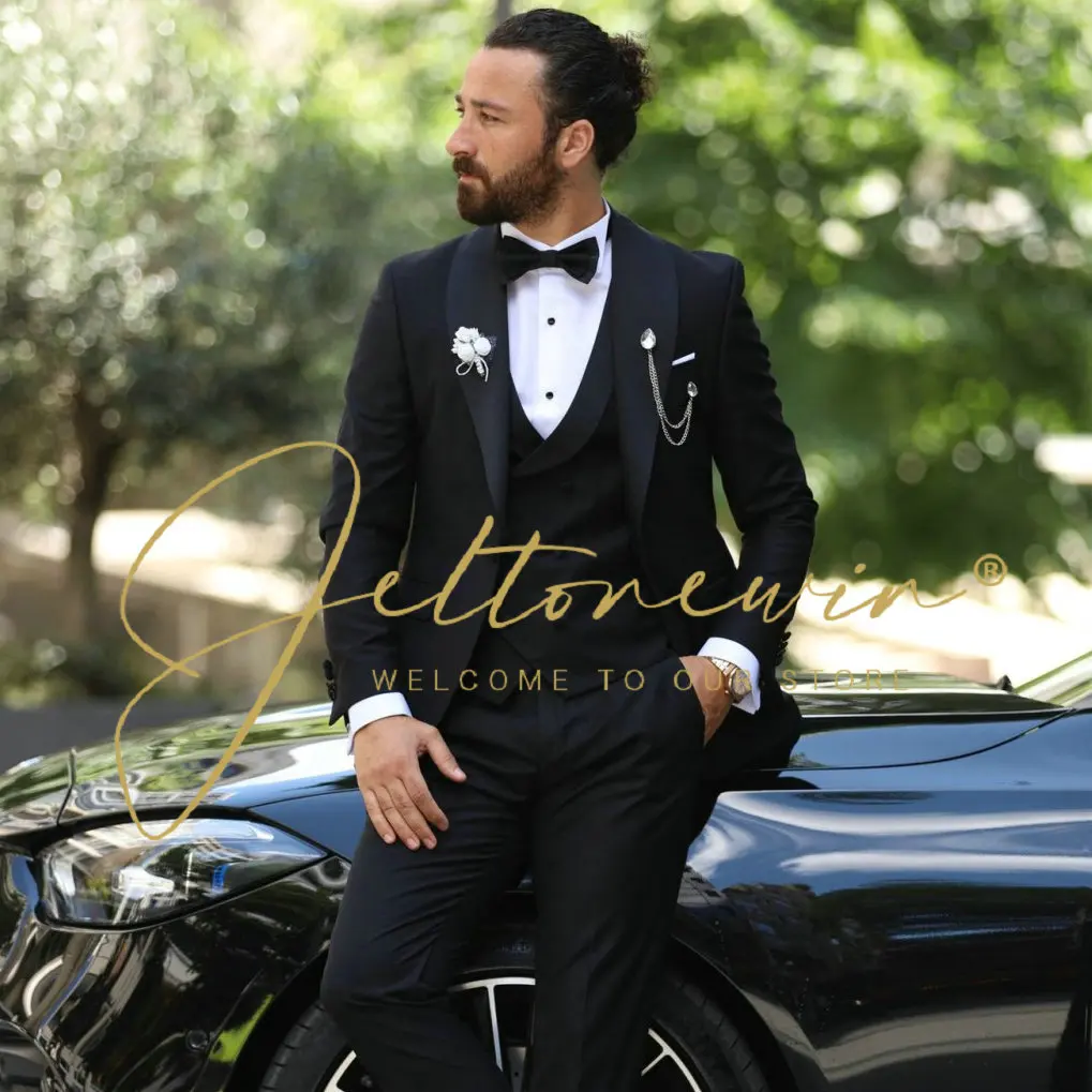 Classic Slim Fit Men Suit Tailor Made Groom Wedding Tuxedo Prom Male Formal Business Men Brazer 3 Pieces Set Jacket Pants
Classic Slim Fit Men Suit Tailor Made Groom Wedding Tuxedo Prom Male Formal Business Men Brazer 3 Pieces Set Jacket Pants
