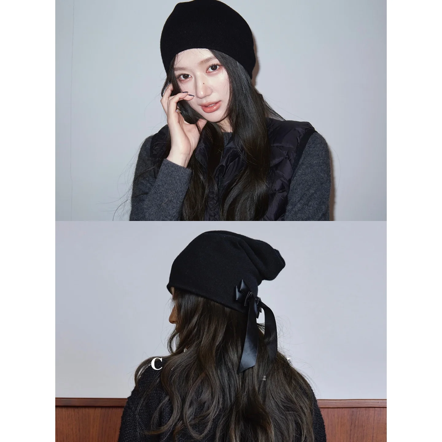 Вязаная шерстяная шапка из 100% кашемира с шелковым атласным бантом, элегантная повседневная модель, подходит для всех возрастов, осень-зима
Вязаная шерстяная шапка из 100% кашемира с шелковым атласным бантом, элегантная повседневная модель, подходит для всех возрастов, осень-зима