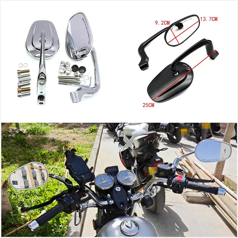 E-MARK Aluminum alloy Motorcycle Rear Mirror 8/10MM Rear Mirror Universal For Yamaha XMAX 250 FZ1 FZ6 FZ8 MT03 Ducati Monster
E-MARK Aluminum alloy Motorcycle Rear Mirror 8/10MM Rear Mirror Universal For Yamaha XMAX 250 FZ1 FZ6 FZ8 MT03 Ducati Monster
