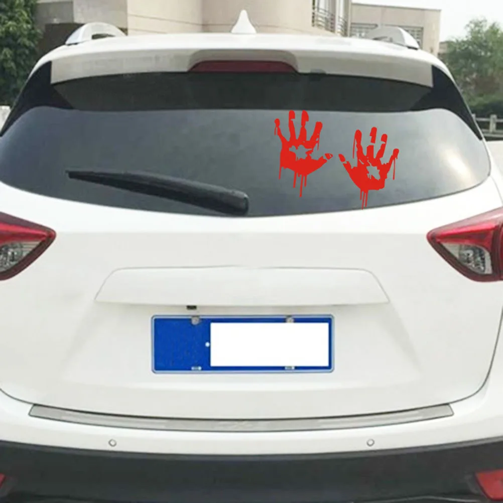 2Pcs Bloody Handprint Reflective Car Stickers Creative Waterproof Decals Easy Install Auto Decoration Cool Car Styling
2Pcs Bloody Handprint Reflective Car Stickers Creative Waterproof Decals Easy Install Auto Decoration Cool Car Styling