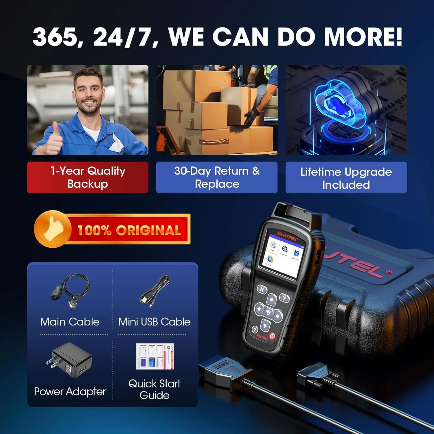 Autel MaxiTPMS TS408S Relearn Tool OBD Programmming Scanner Trigger 99% OEM Universal 315 433 Sensor TPMS Reset Work as TS501
Autel MaxiTPMS TS408S Relearn Tool OBD Programmming Scanner Trigger 99% OEM Universal 315 433 Sensor TPMS Reset Work as TS501
