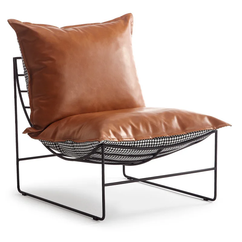 Wrought iron sofa chair, light luxury minimalist balcony small living room Internet celebrity clothing store Lazy sofa chair
Wrought iron sofa chair, light luxury minimalist balcony small living room Internet celebrity clothing store Lazy sofa chair
