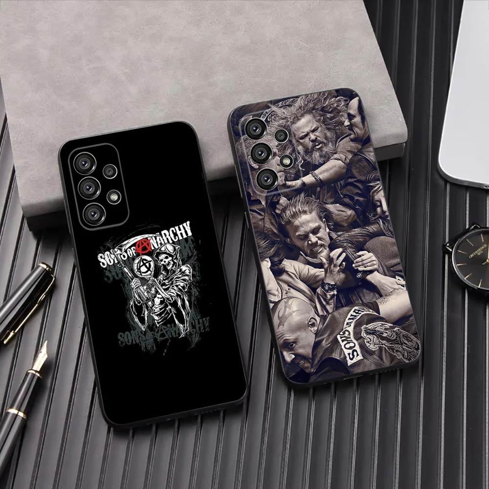 S-Sons Of A-Anarchy Phone Case For Samsung Galaxy A13,A21s,A22,A31,A32,A52,A53,A71,A80,A91 Soft Black Shell
S-Sons Of A-Anarchy Phone Case For Samsung Galaxy A13,A21s,A22,A31,A32,A52,A53,A71,A80,A91 Soft Black Shell