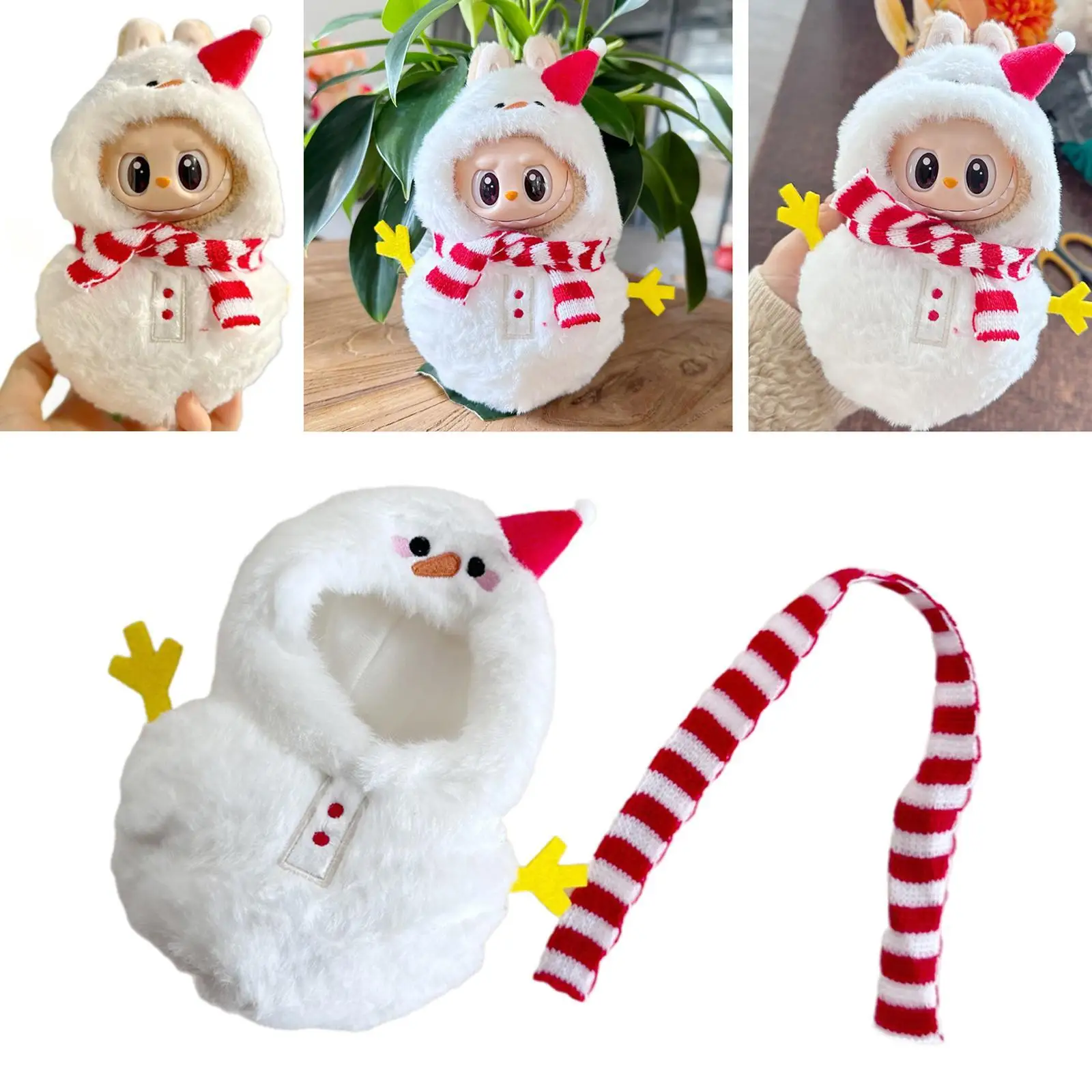 Plush Doll Clothes Dress up Detachable DIY Doll Toy Adorable Doll Accessories Pendant Doll Outfits Costumes for 5.91inch Doll
Plush Doll Clothes Dress up Detachable DIY Doll Toy Adorable Doll Accessories Pendant Doll Outfits Costumes for 5.91inch Doll