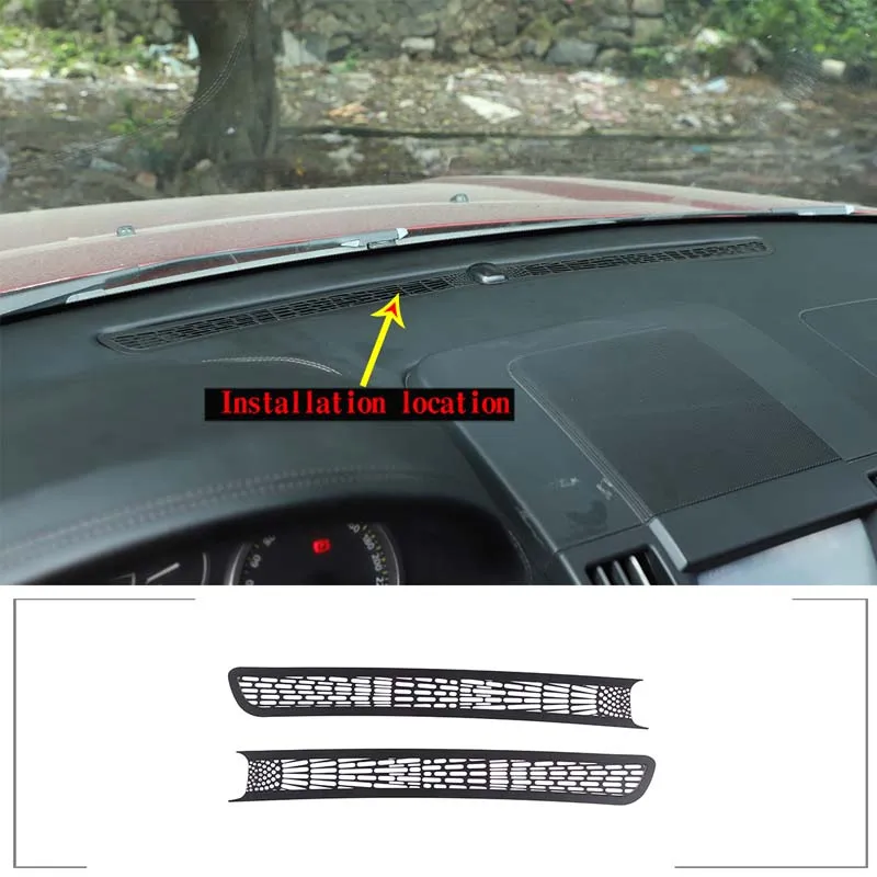 2PCS Black Steel Center Dashboard Air Outlet Vent Anti-Blocking Duct Mesh Cover Trim For Land Rover Freelander 2 LR2 2007-2012
2PCS Black Steel Center Dashboard Air Outlet Vent Anti-Blocking Duct Mesh Cover Trim For Land Rover Freelander 2 LR2 2007-2012
