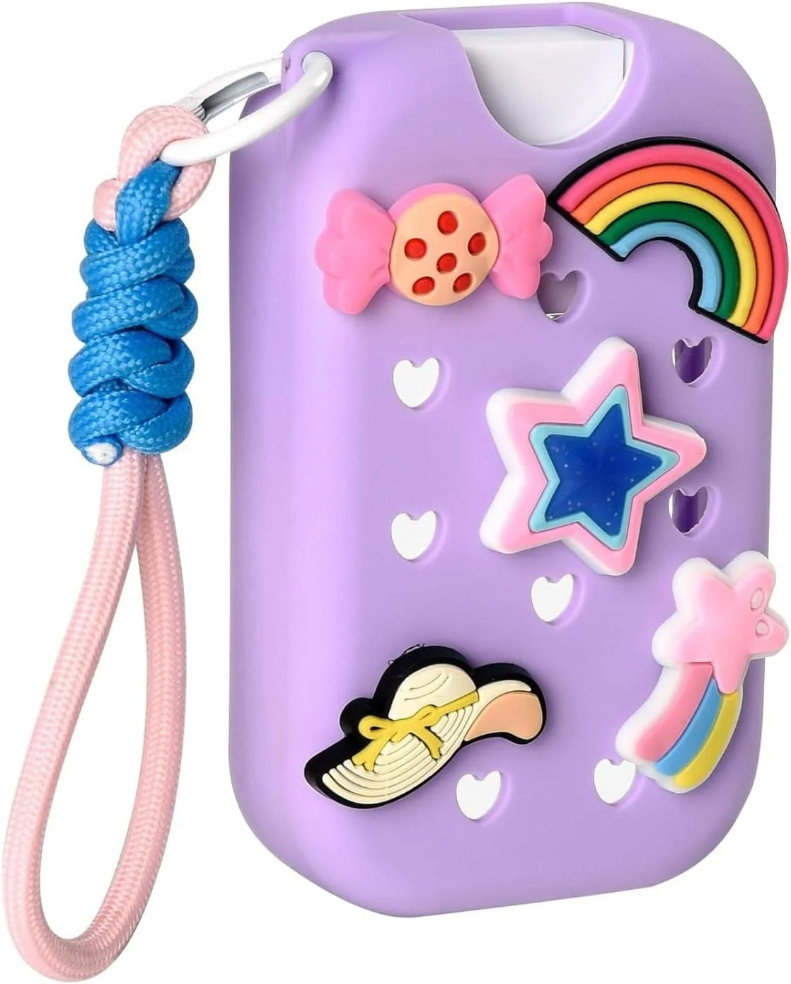 Suitable for 45ml Touchland disinfectant hand sanitizer bottle silicone cover (1 purple silicone cover 1 watering can) with 5
Suitable for 45ml Touchland disinfectant hand sanitizer bottle silicone cover (1 purple silicone cover 1 watering can) with 5