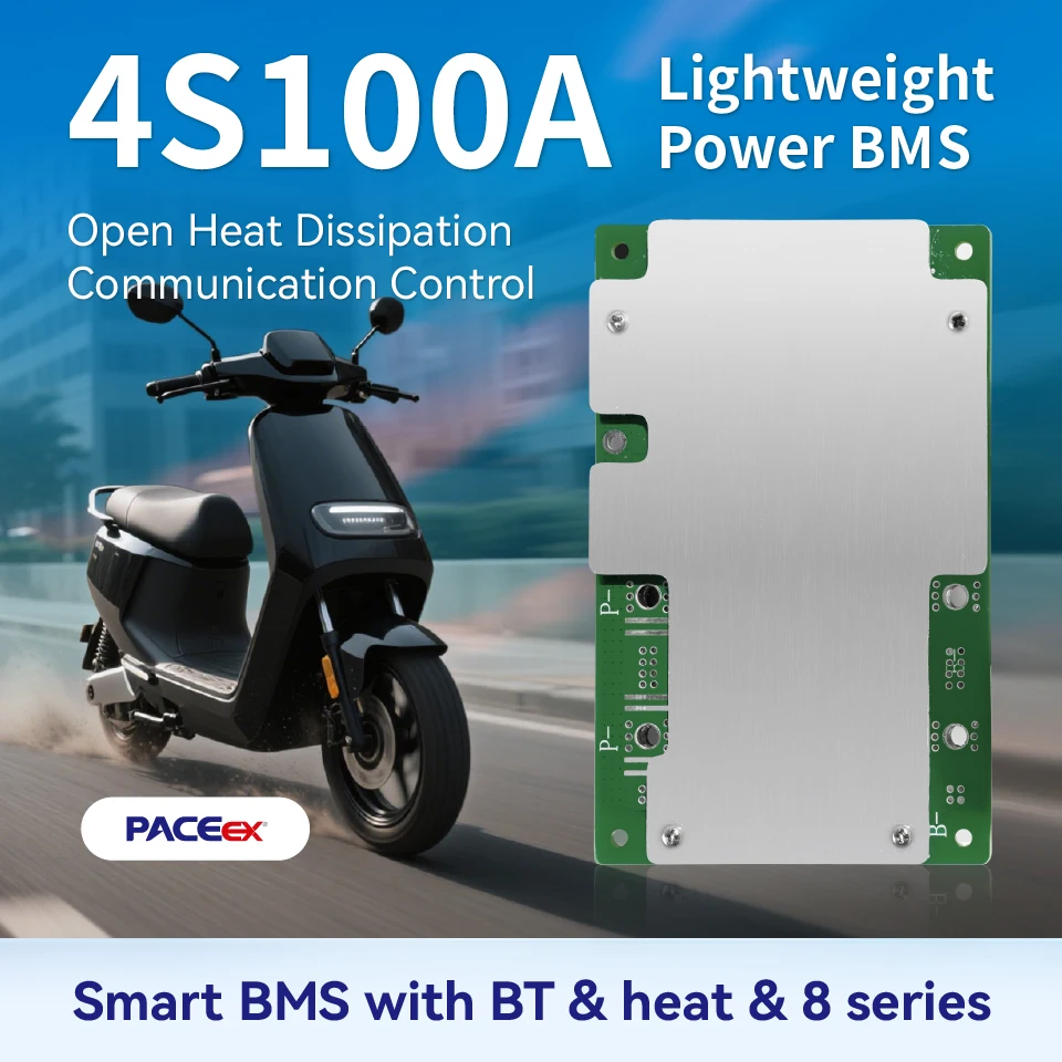 pace 4S 100A Lithium Battery Management System with Bluetooth UART Communication Lead for Electronic Components
pace 4S 100A Lithium Battery Management System with Bluetooth UART Communication Lead for Electronic Components