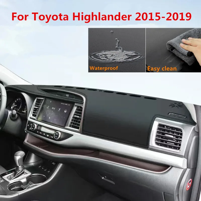 PU Leather Pad Dashboard Cover Mat Dashmat For Toyota Highlander 2015-2019
PU Leather Pad Dashboard Cover Mat Dashmat For Toyota Highlander 2015-2019