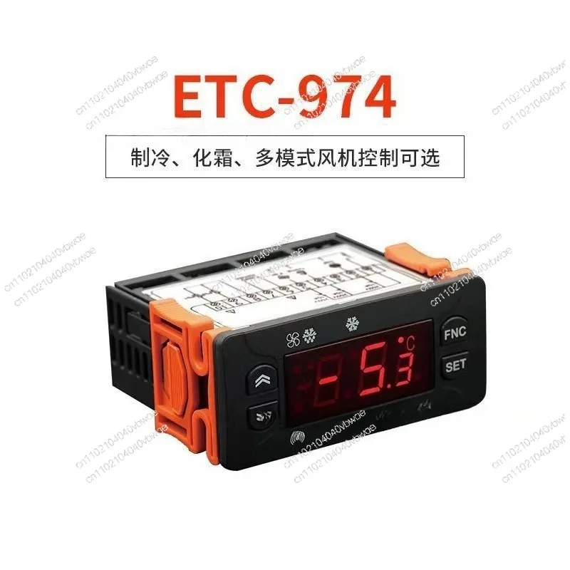 ETC-974 Mini Temperature Controller 220V for Refrigerator Dual Sensor Thermostat Regulator
ETC-974 Mini Temperature Controller 220V for Refrigerator Dual Sensor Thermostat Regulator
