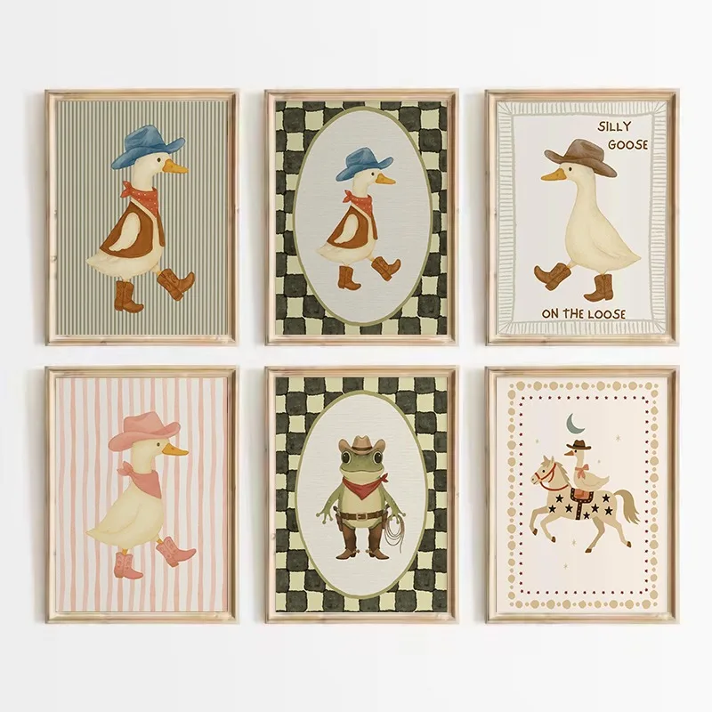 Vintage Cowboy Silly Goose Western Duck Frog Animals Cartoon Poster Diamond Painting Wall Art Pictures Home Bedroom Decor
Vintage Cowboy Silly Goose Western Duck Frog Animals Cartoon Poster Diamond Painting Wall Art Pictures Home Bedroom Decor