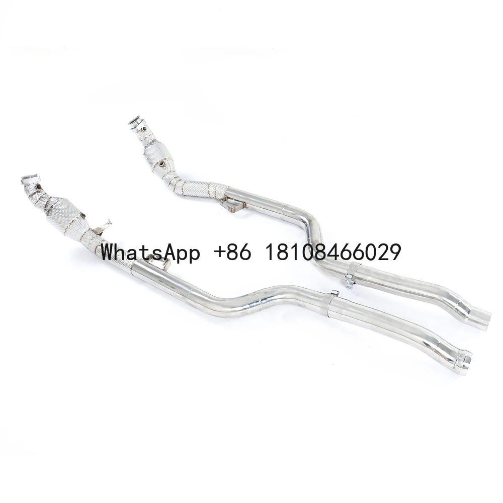 Exhaust Downpipe for MERCEDES benz CLS63 AMG Stainless Steel Catless Downpipe
Exhaust Downpipe for MERCEDES benz CLS63 AMG Stainless Steel Catless Downpipe