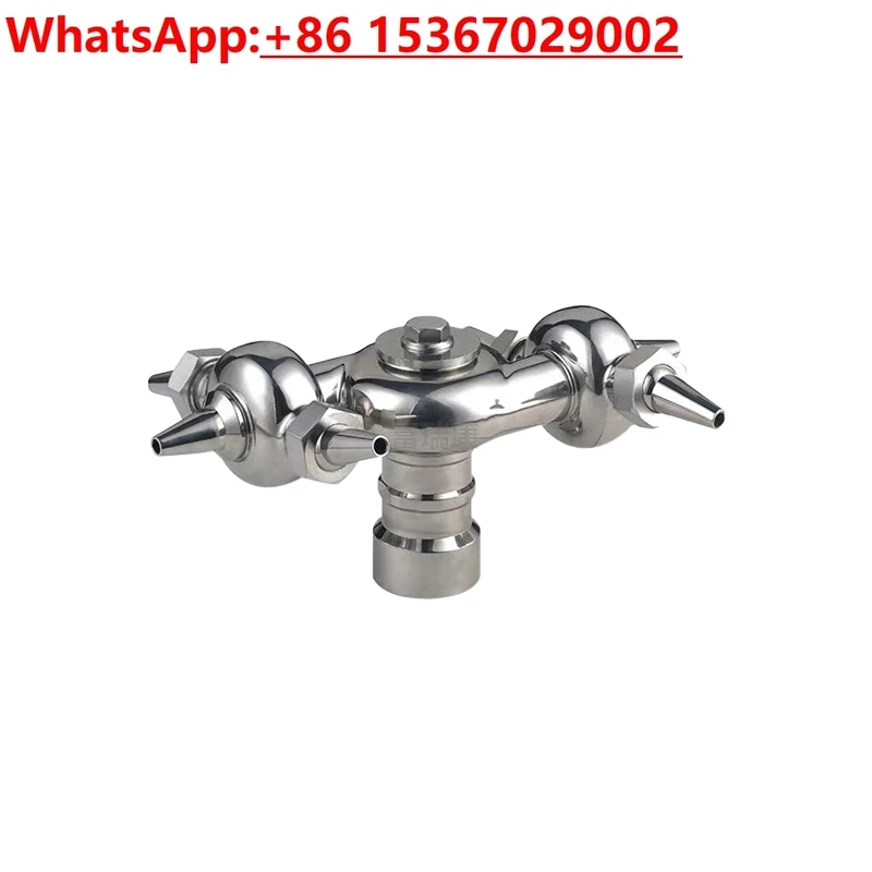 Шарик для чистки рога из нержавеющей стали, двойная циркуляционная банка, шайба, спрей/поворотный шарик для чистки с резьбой
Шарик для чистки рога из нержавеющей стали, двойная циркуляционная банка, шайба, спрей/поворотный шарик для чистки с резьбой