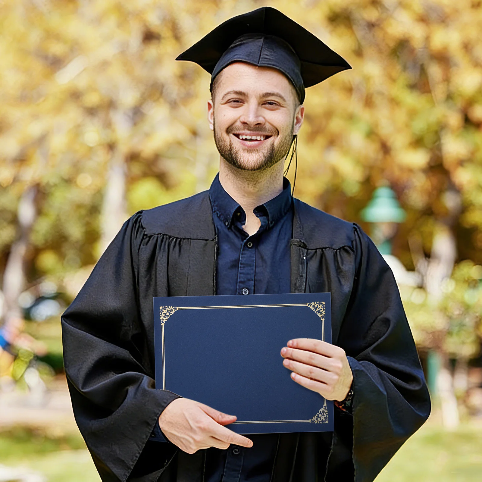 30Pcs Certificate Covers Gold Foil Border Elegant Diploma Holder Graduation Award Document Folder Professional Presentation
30Pcs Certificate Covers Gold Foil Border Elegant Diploma Holder Graduation Award Document Folder Professional Presentation