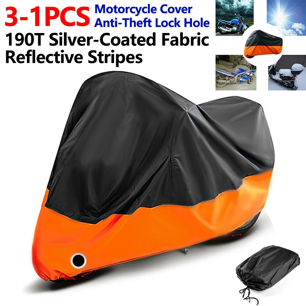 Чехлы для мотоциклов, черный дизайн, водонепроницаемые моторы, защита от пыли, дождя, снега, УФ-лучей, для использования в помещении и на открытом воздухе, M, L, XL, XXL на все сезоны
Чехлы для мотоциклов, черный дизайн, водонепроницаемые моторы, защита от пыли, дождя, снега, УФ-лучей, для использования в помещении и на открытом воздухе, M, L, XL, XXL на все сезоны