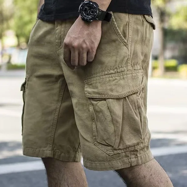 Men's American Summer Multi-Pocket Workwear Shorts Loose Casual Cargo Shorts Outdoor Streetwear Oversized Short Pants Male
Men's American Summer Multi-Pocket Workwear Shorts Loose Casual Cargo Shorts Outdoor Streetwear Oversized Short Pants Male