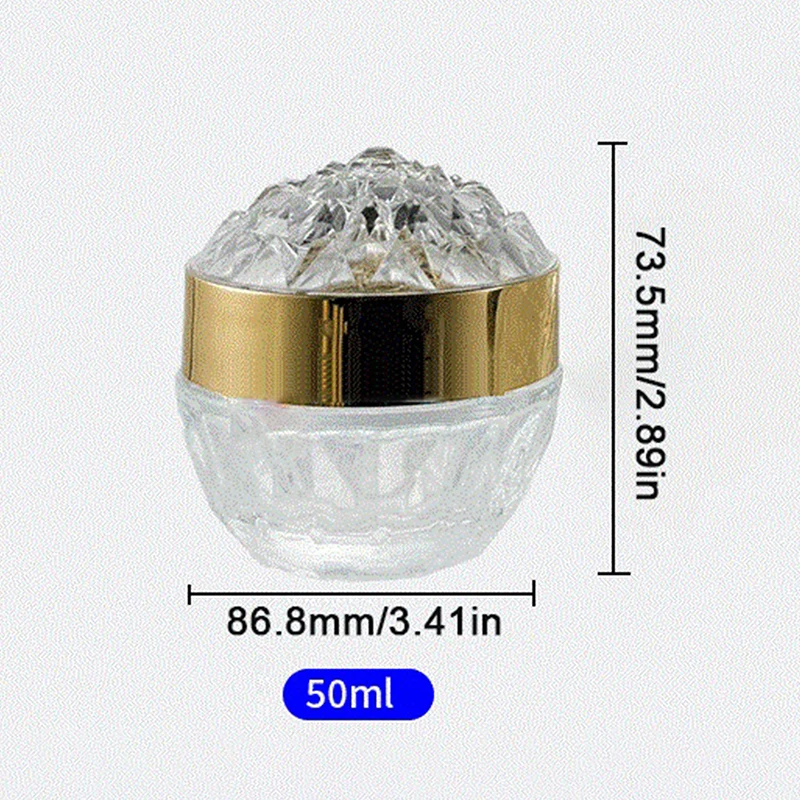 NEW Luxury Diamond 50g Glass Face Cream Jar With Lid Acrylic Cosmetic Jar Container For Cream Lotion Jars Travel Lotion Bottle
NEW Luxury Diamond 50g Glass Face Cream Jar With Lid Acrylic Cosmetic Jar Container For Cream Lotion Jars Travel Lotion Bottle