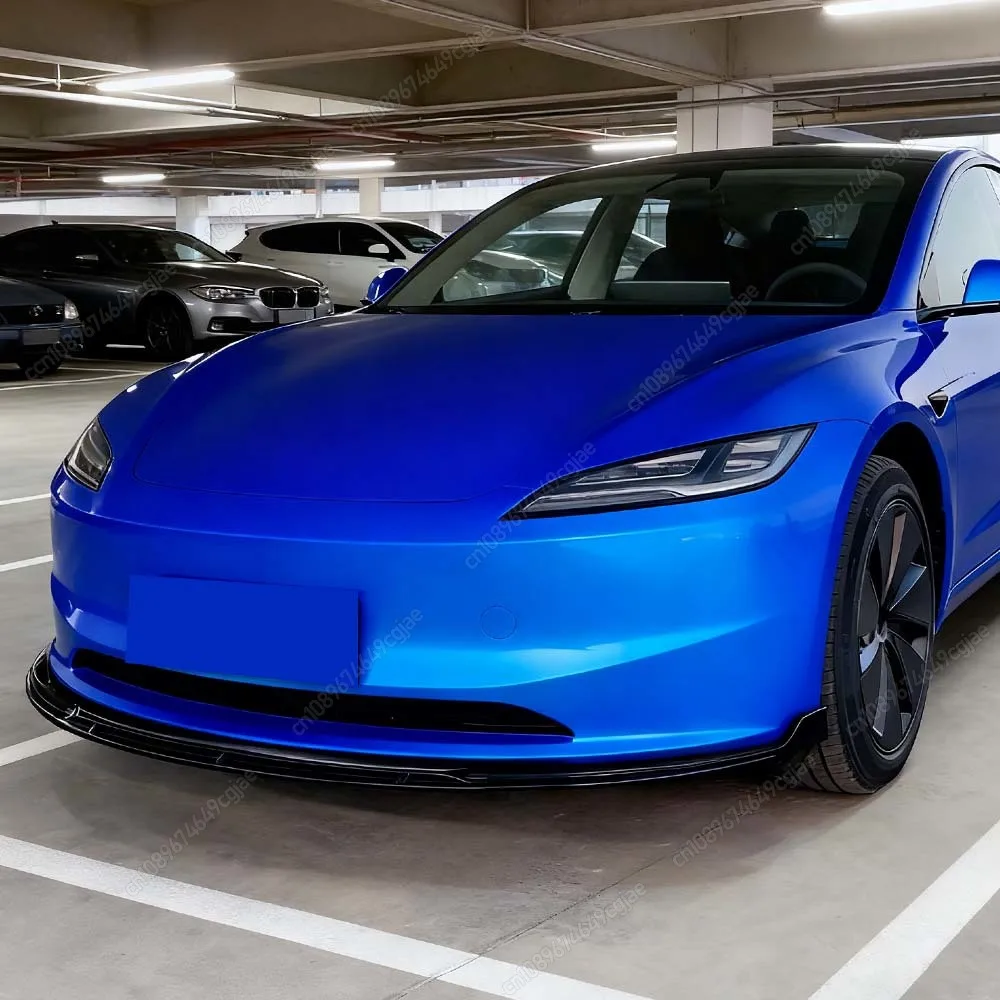 For Tesla Model 3 Highland 2024-2025 ABS Modified Front Spoiler Lip Bumper Body Kits Splitter Diffuser Gloss Black / Carbon Look
For Tesla Model 3 Highland 2024-2025 ABS Modified Front Spoiler Lip Bumper Body Kits Splitter Diffuser Gloss Black / Carbon Look
