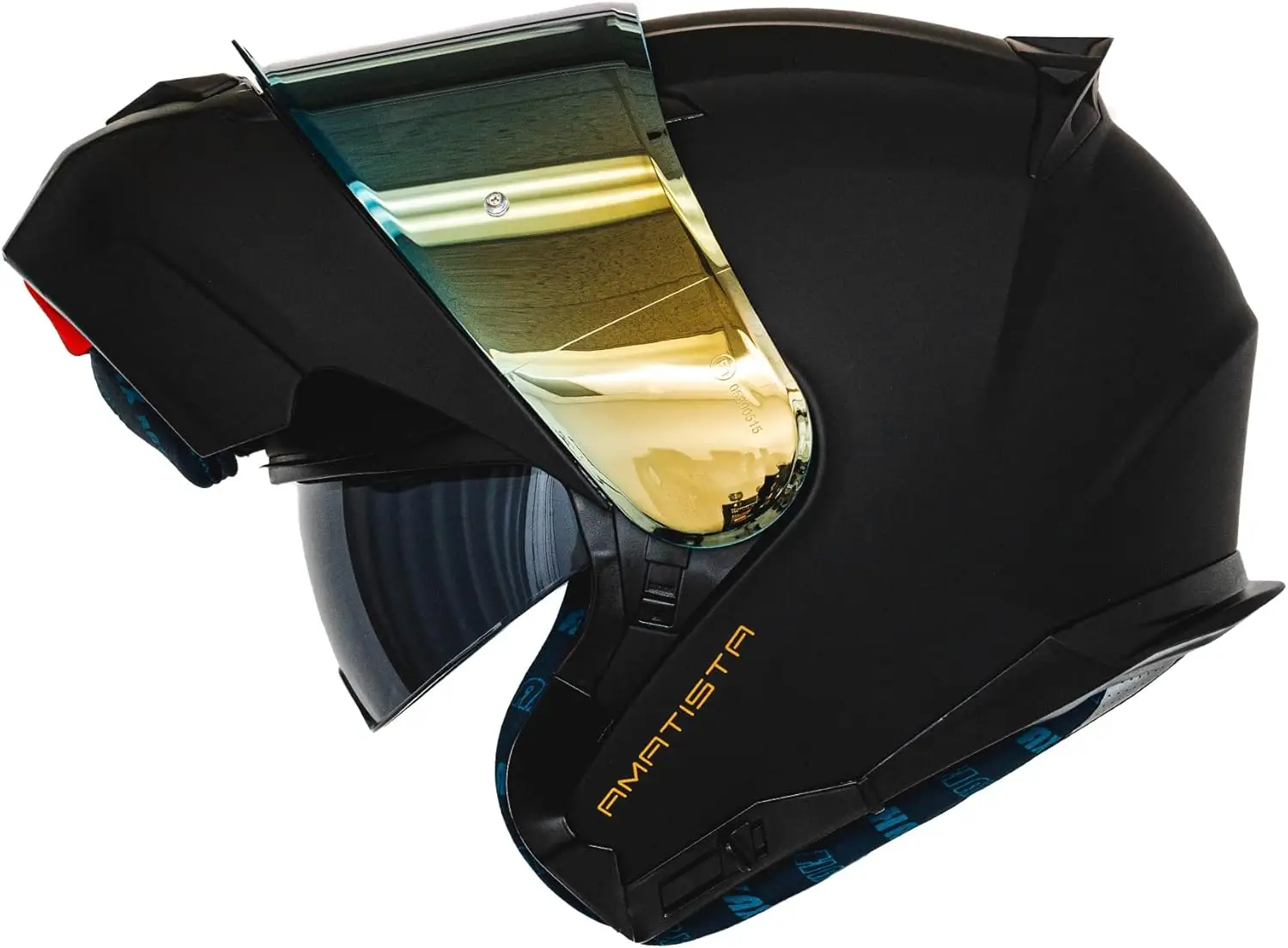 Amatista Modular Flip-Up Dual Visor Motorcycle Helmet - DOT/ECE Approved, Lightweight, Comfortable, and Stylish Helmet for Men a
Amatista Modular Flip-Up Dual Visor Motorcycle Helmet - DOT/ECE Approved, Lightweight, Comfortable, and Stylish Helmet for Men a