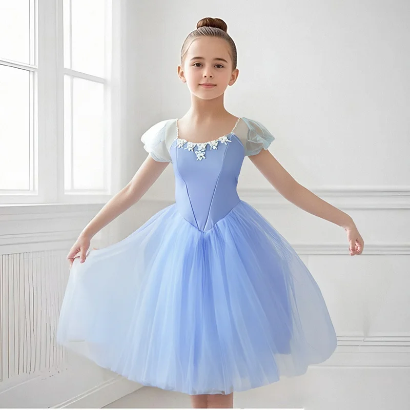 Professional Long Tutu Dress Children Giselle Ballet Dress Sky Blue Girls Women Adults Performance Dance Ballerina Costumes
Professional Long Tutu Dress Children Giselle Ballet Dress Sky Blue Girls Women Adults Performance Dance Ballerina Costumes