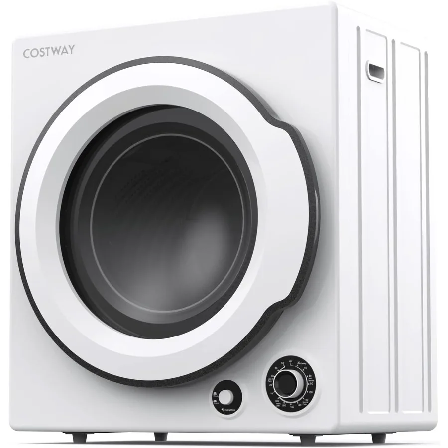 Portable Clothes Dryer 13.2 LBS Front Load Compact Laundry Dryer with Stainless Steel Drum 5 Drying Programs and Adjustable Exh
Portable Clothes Dryer 13.2 LBS Front Load Compact Laundry Dryer with Stainless Steel Drum 5 Drying Programs and Adjustable Exh