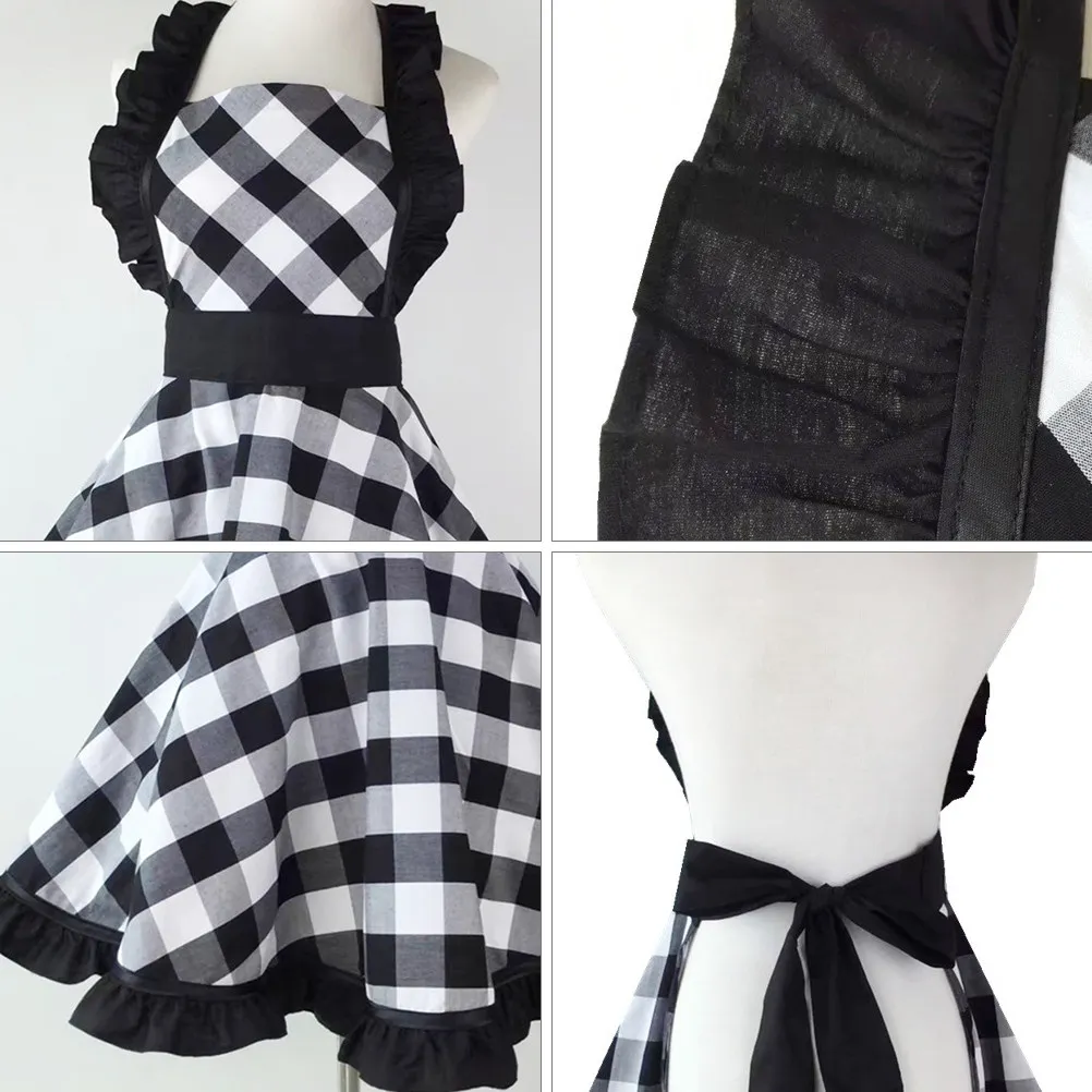 Kitchen Apron Cotton Plaid Cooking Baking Chef Household Apron Lightweight Printing Design Unisex Kitchen Supplies
Kitchen Apron Cotton Plaid Cooking Baking Chef Household Apron Lightweight Printing Design Unisex Kitchen Supplies