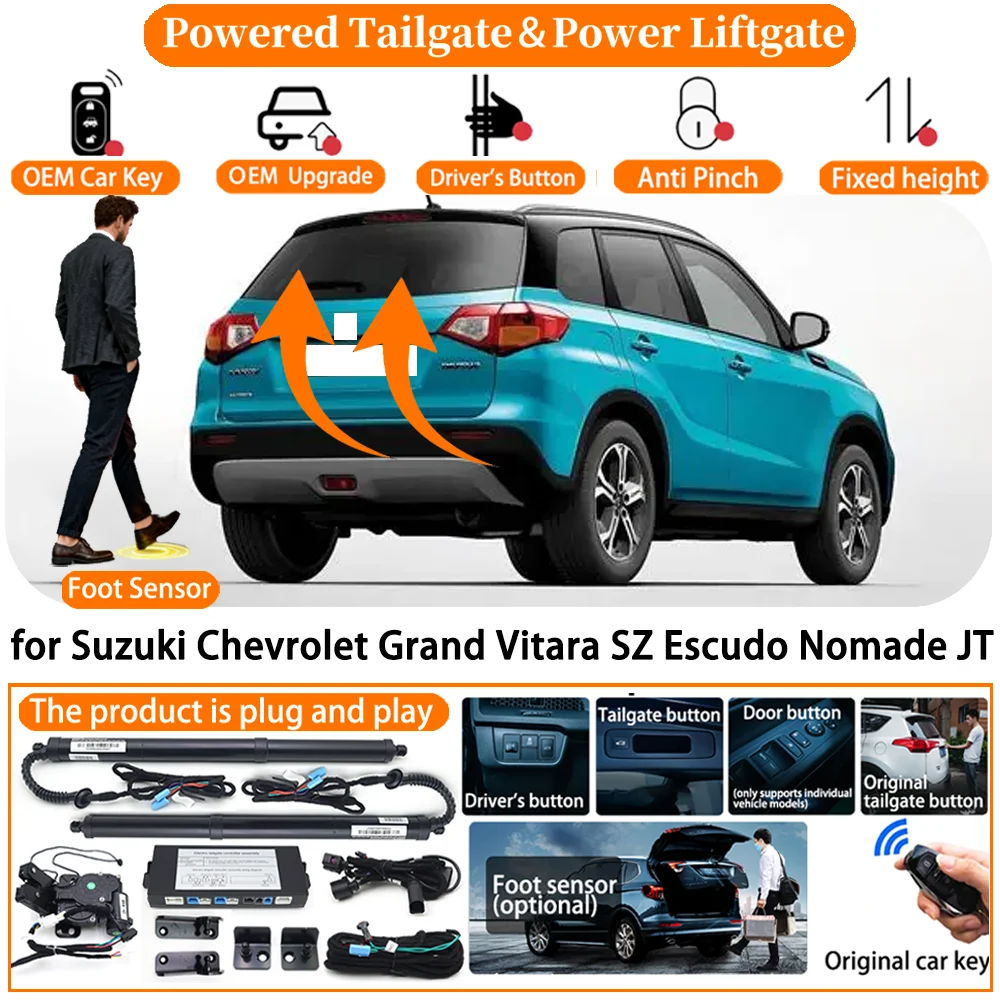 Powered Tailgate for Suzuki Chevrolet Grand Vitara SZ Escudo Nomade JT Automatic Electric Power Tailgate Tail Gate Lift kit
Powered Tailgate for Suzuki Chevrolet Grand Vitara SZ Escudo Nomade JT Automatic Electric Power Tailgate Tail Gate Lift kit