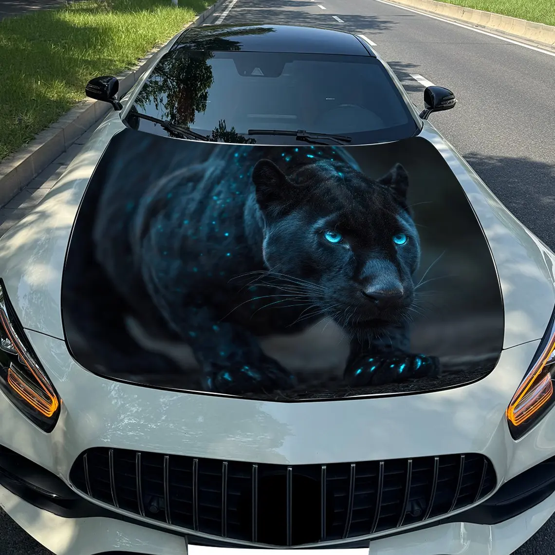 Blue Eyed Leopard Car Vinyl Wrap - Waterproof, Self-Adhesive, Scratch-Resistant Decal For Cars & Trucks, Durable Engine Cover St
Blue Eyed Leopard Car Vinyl Wrap - Waterproof, Self-Adhesive, Scratch-Resistant Decal For Cars & Trucks, Durable Engine Cover St