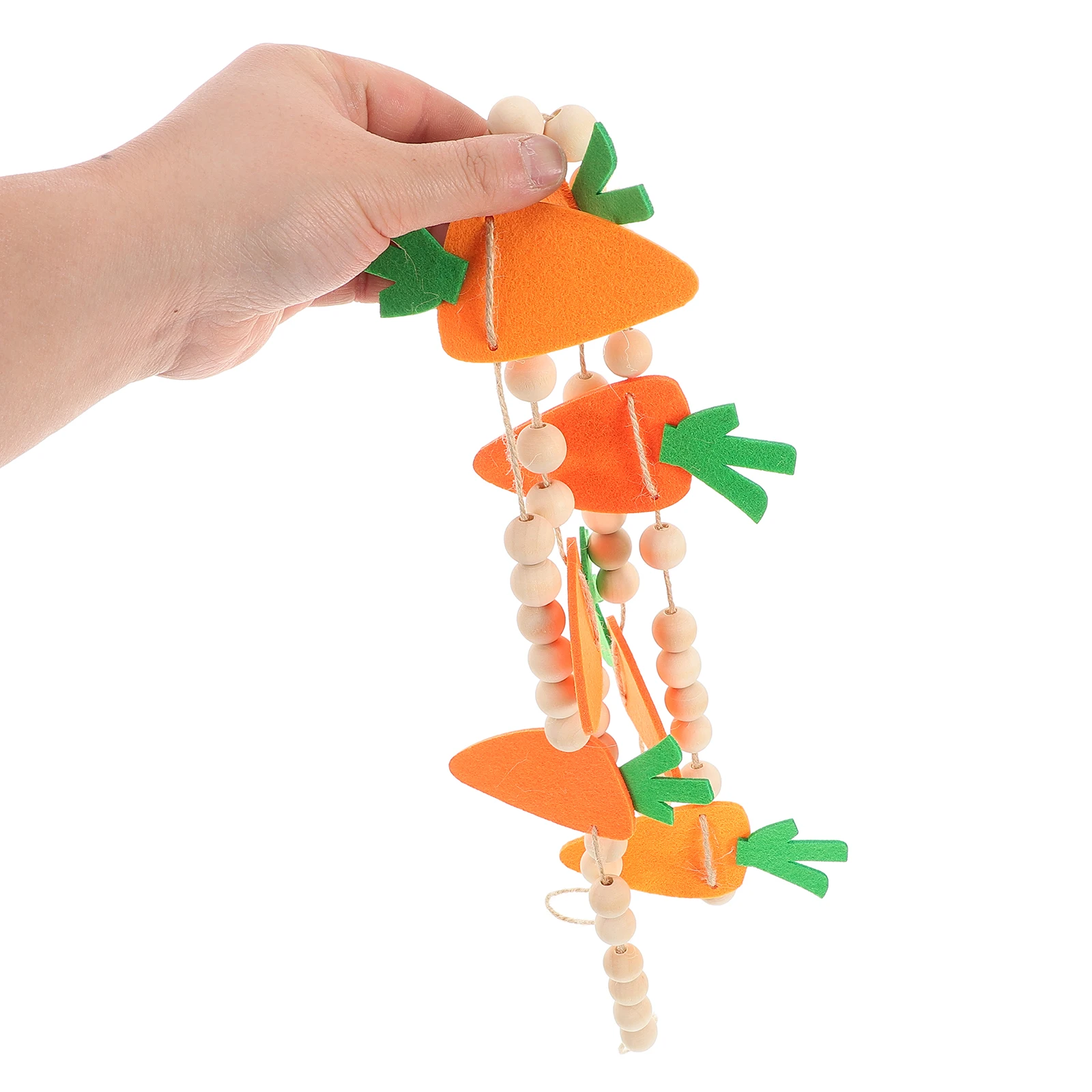 Easter Carrot Felt Wood Bead Garland Hanging Ornament For Home Holiday Party Decor Spring Window Door Decoration
Easter Carrot Felt Wood Bead Garland Hanging Ornament For Home Holiday Party Decor Spring Window Door Decoration