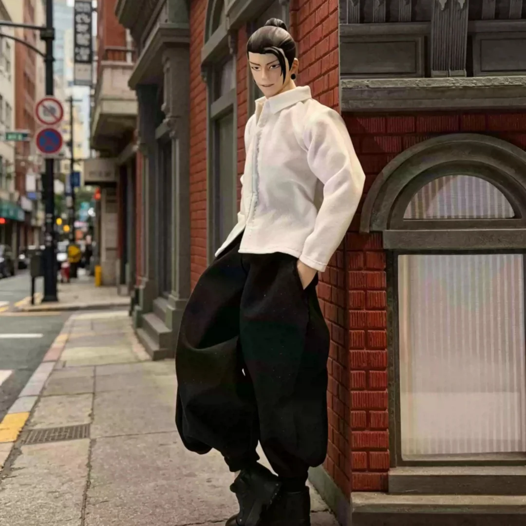 Jujutsu Kaisen Anime Handmade clothes Geto Suguru Summer shirt clothes Built In Iron Wire Is Suitable for 1/12Toy
Jujutsu Kaisen Anime Handmade clothes Geto Suguru Summer shirt clothes Built In Iron Wire Is Suitable for 1/12Toy