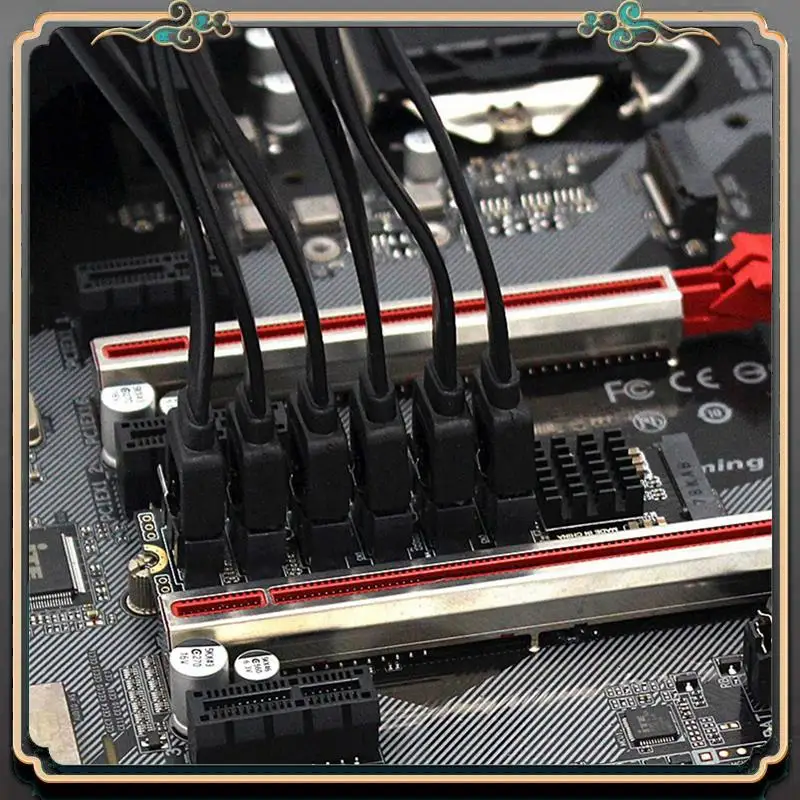 Reliable-3X M.2 MKEY PCI-E Riser Card M.2 NVME To SATA3.0 PCIE To SATA 6Gpbsx6-Port Expansion Card ASM1166 Support PM Function
Reliable-3X M.2 MKEY PCI-E Riser Card M.2 NVME To SATA3.0 PCIE To SATA 6Gpbsx6-Port Expansion Card ASM1166 Support PM Function