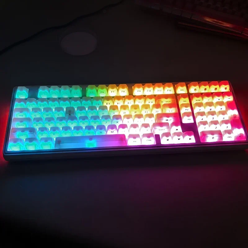 Pink White Red Keycap MDA Height Small Full Set 119 Keys Side Engraved Characters PC
Pink White Red Keycap MDA Height Small Full Set 119 Keys Side Engraved Characters PC