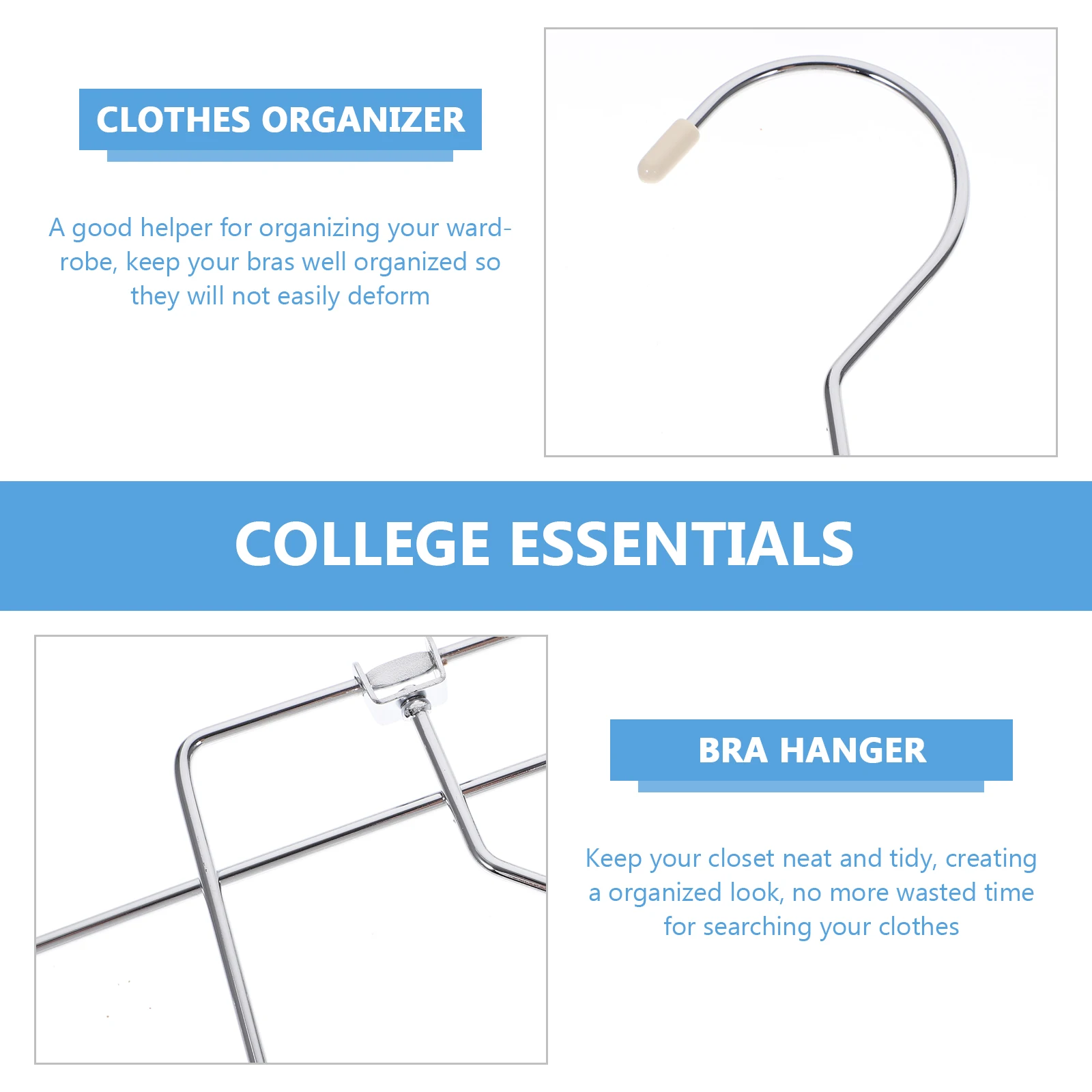 2Pcs MultiLayer Clothes Hangers Bra Organizers Silk Scarf Tank Tops Closet Storage Space Saving Wardrobe Solutions
2Pcs MultiLayer Clothes Hangers Bra Organizers Silk Scarf Tank Tops Closet Storage Space Saving Wardrobe Solutions