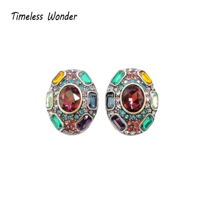 Timeless Wonder Fancy Retro Crystal Geo Button Earrings for Women Designer Jewelry Luxury Brand Ins Vintage Rare Prom Mix 6262
Timeless Wonder Fancy Retro Crystal Geo Button Earrings for Women Designer Jewelry Luxury Brand Ins Vintage Rare Prom Mix 6262
