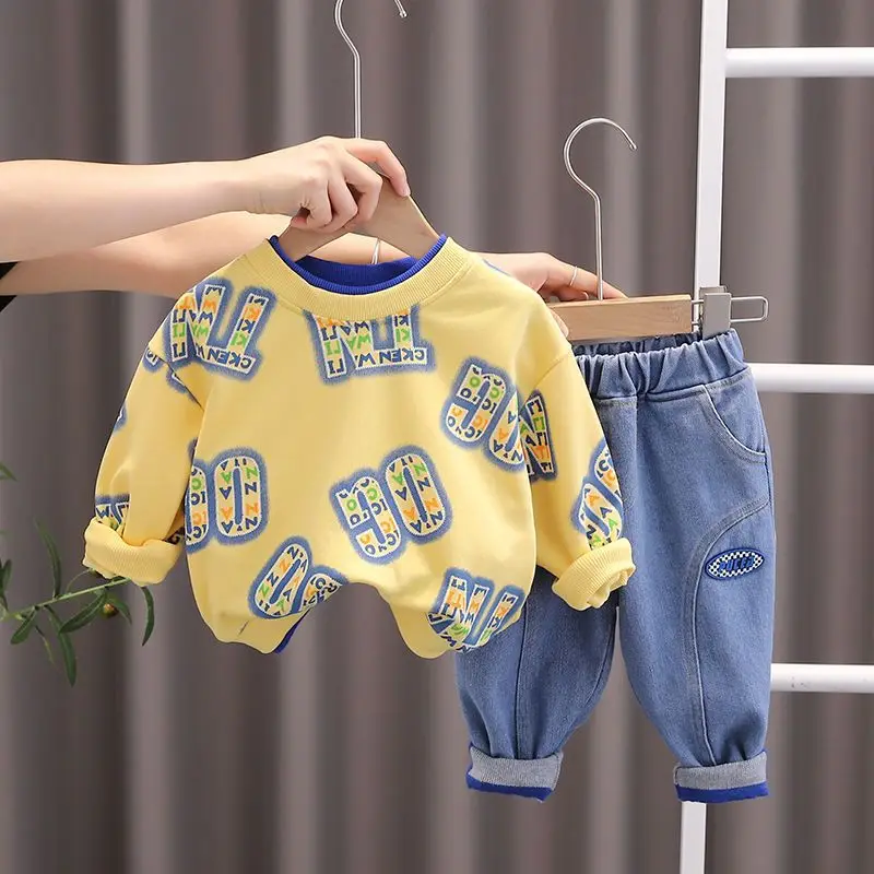 1-6 Years Children Clothing Set Boys Casual Clothes Kids Fashion Sweatshirt And Pants 2 Pcs Baby Spring and Autumn Tracksuits
1-6 Years Children Clothing Set Boys Casual Clothes Kids Fashion Sweatshirt And Pants 2 Pcs Baby Spring and Autumn Tracksuits