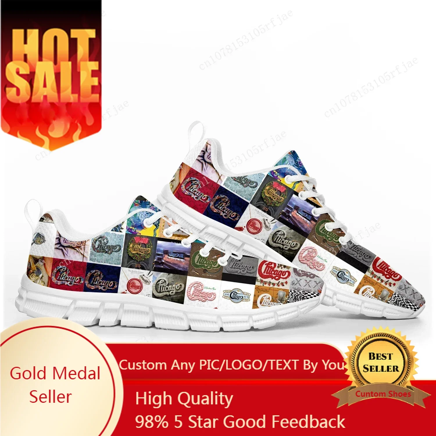 Chicago Band Rock Band Sports Shoes Mens Womens Teenager Sneakers Casual Custom Couple Shoes White
Chicago Band Rock Band Sports Shoes Mens Womens Teenager Sneakers Casual Custom Couple Shoes White