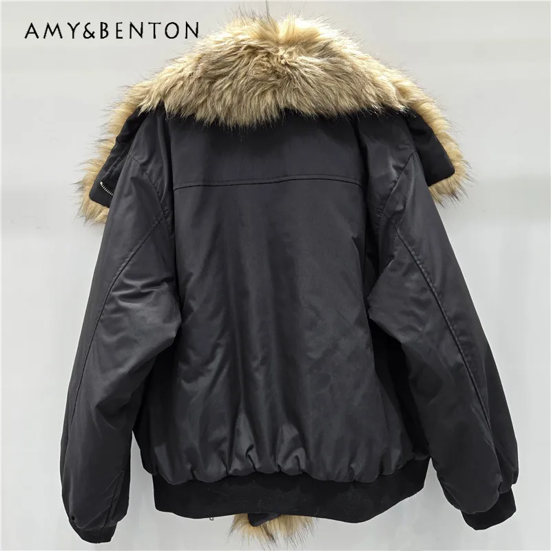 Autumn Winter Popular Eco-Friendly Furry Collar Patchwork Color Block Top Overcoat Thickened Warm Cotton Jacket Faux Fur Coat
Autumn Winter Popular Eco-Friendly Furry Collar Patchwork Color Block Top Overcoat Thickened Warm Cotton Jacket Faux Fur Coat