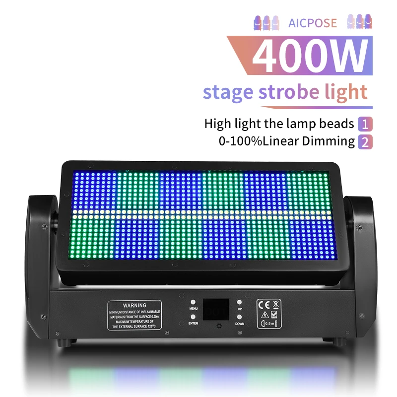 DMX400w Martin Atomic 12 segment moving head strobe light horse racing dyeing strobe concert stage effect DJ disco wedding
DMX400w Martin Atomic 12 segment moving head strobe light horse racing dyeing strobe concert stage effect DJ disco wedding