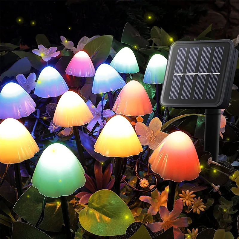 2025 Solar String Lights Fairy Path Lawn Landscape LED Mushroom Lamp Outdoor Christmas Garden Patio Garland Street Decoration
2025 Solar String Lights Fairy Path Lawn Landscape LED Mushroom Lamp Outdoor Christmas Garden Patio Garland Street Decoration