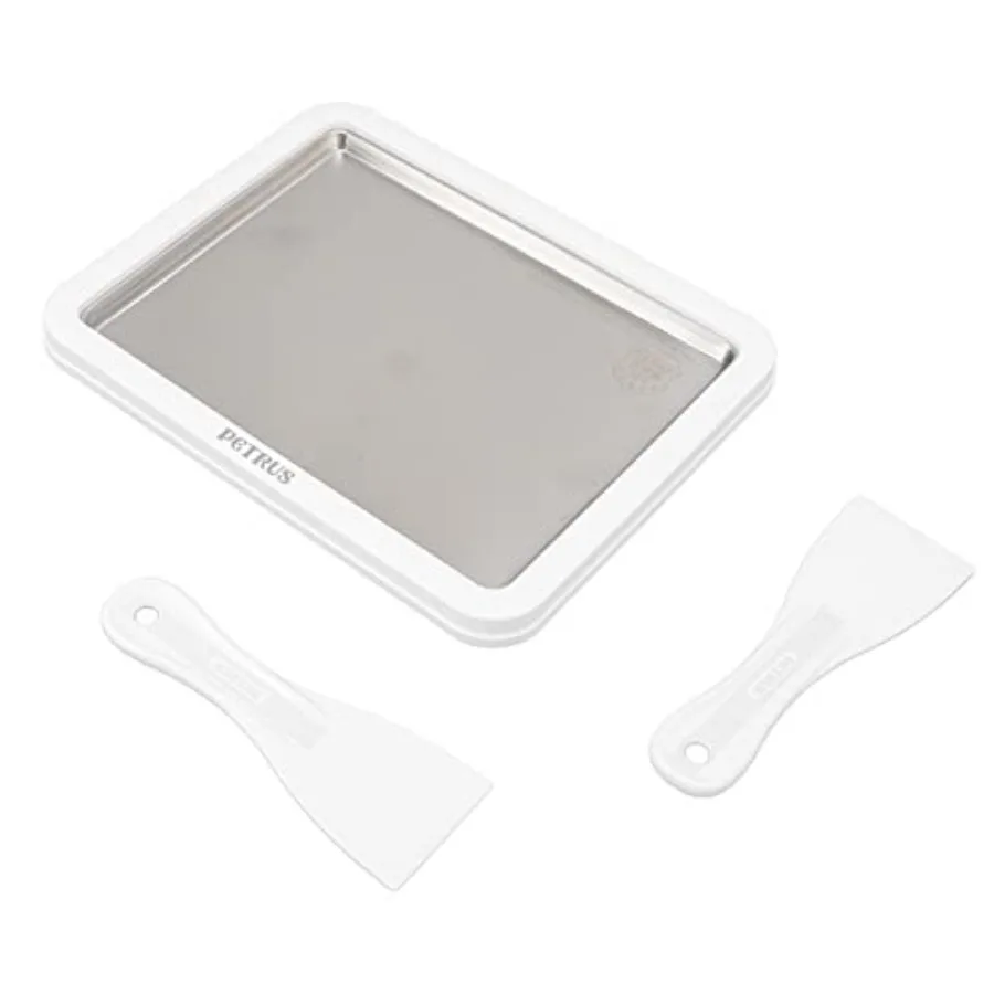 Mini Fried Yogurt Machine, Large Capacity Stainless Steel Ice Cream Maker, DIY Fruit Ice Cream Tray with 2 Ice Shovels, 304 Foo
Mini Fried Yogurt Machine, Large Capacity Stainless Steel Ice Cream Maker, DIY Fruit Ice Cream Tray with 2 Ice Shovels, 304 Foo