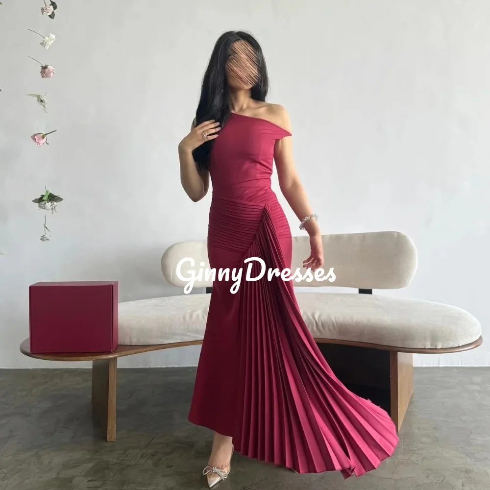 Customized Dresses For Prom A-Line One-Shoulder Floor-Length Ruffle Zipper Up Luxury Evening Dresses Sleeveless Wedding Party
Customized Dresses For Prom A-Line One-Shoulder Floor-Length Ruffle Zipper Up Luxury Evening Dresses Sleeveless Wedding Party